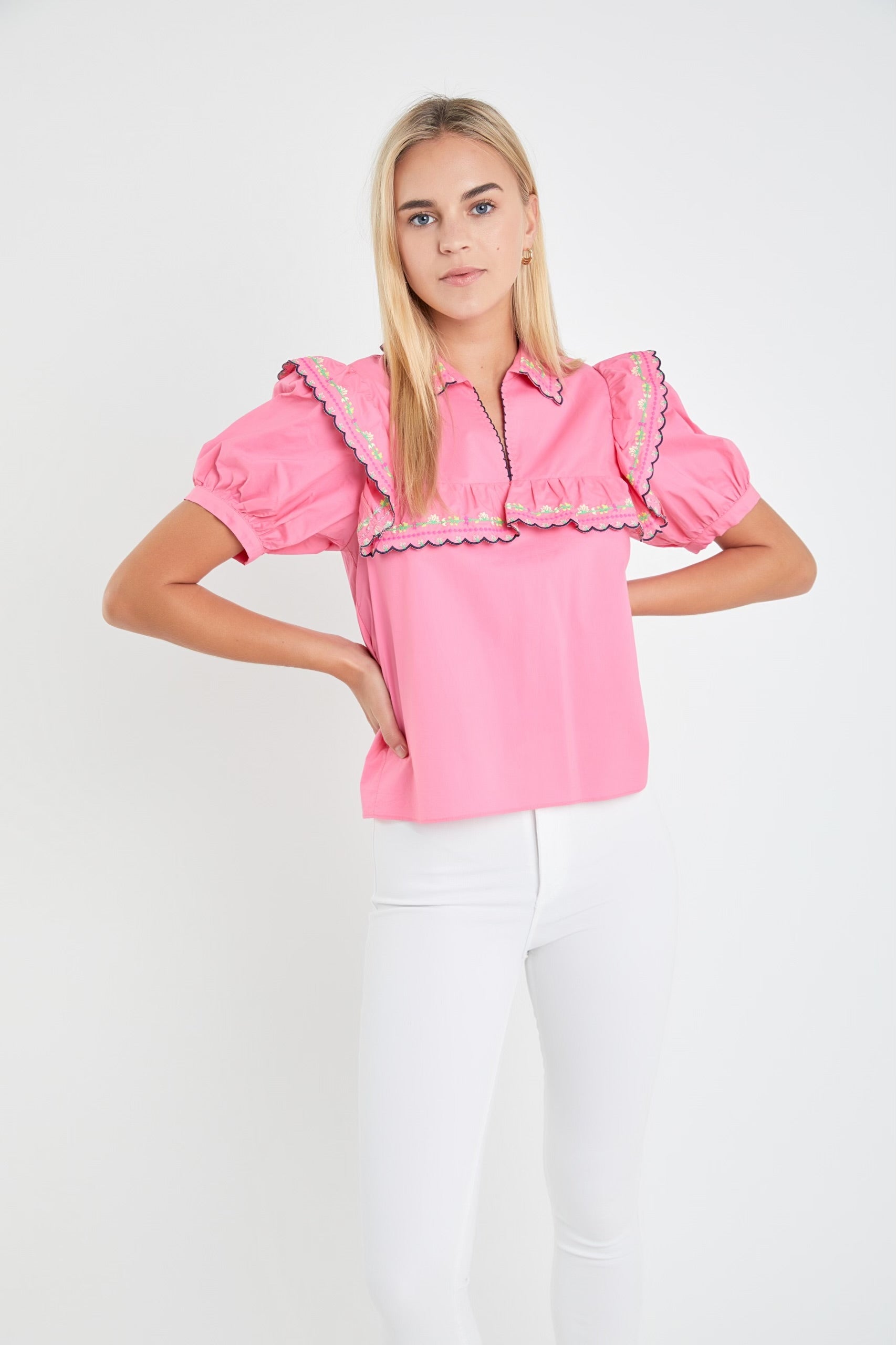 Sally Top in Pink