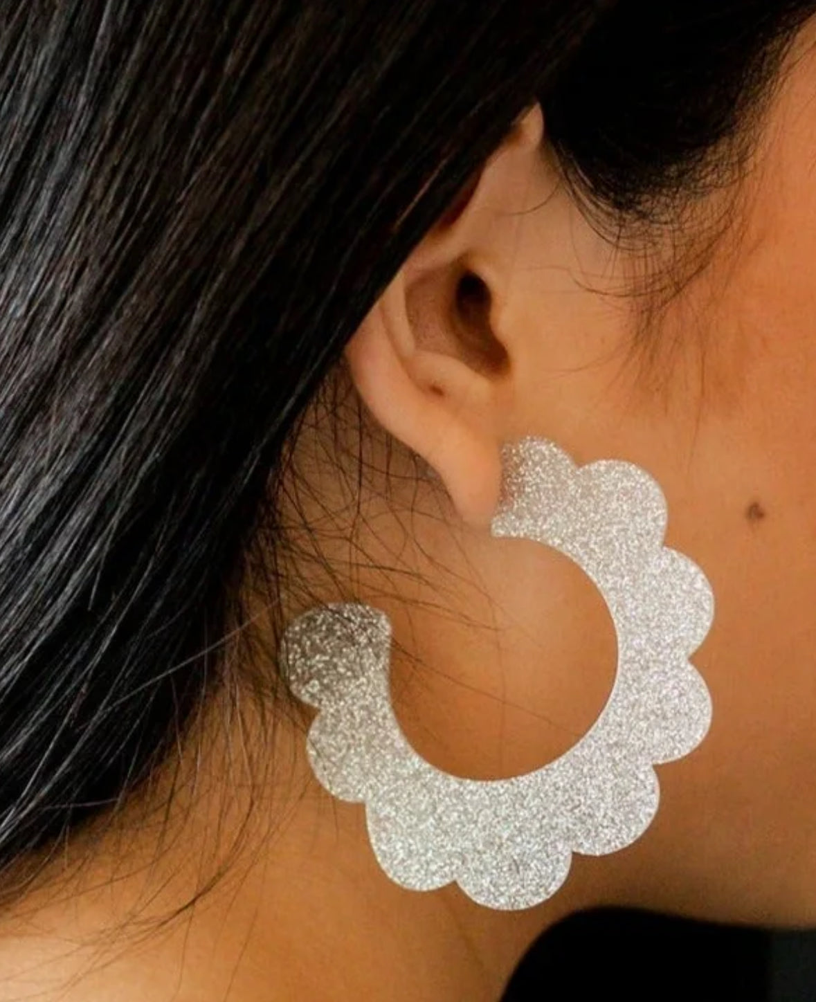 Scalloped Hoops