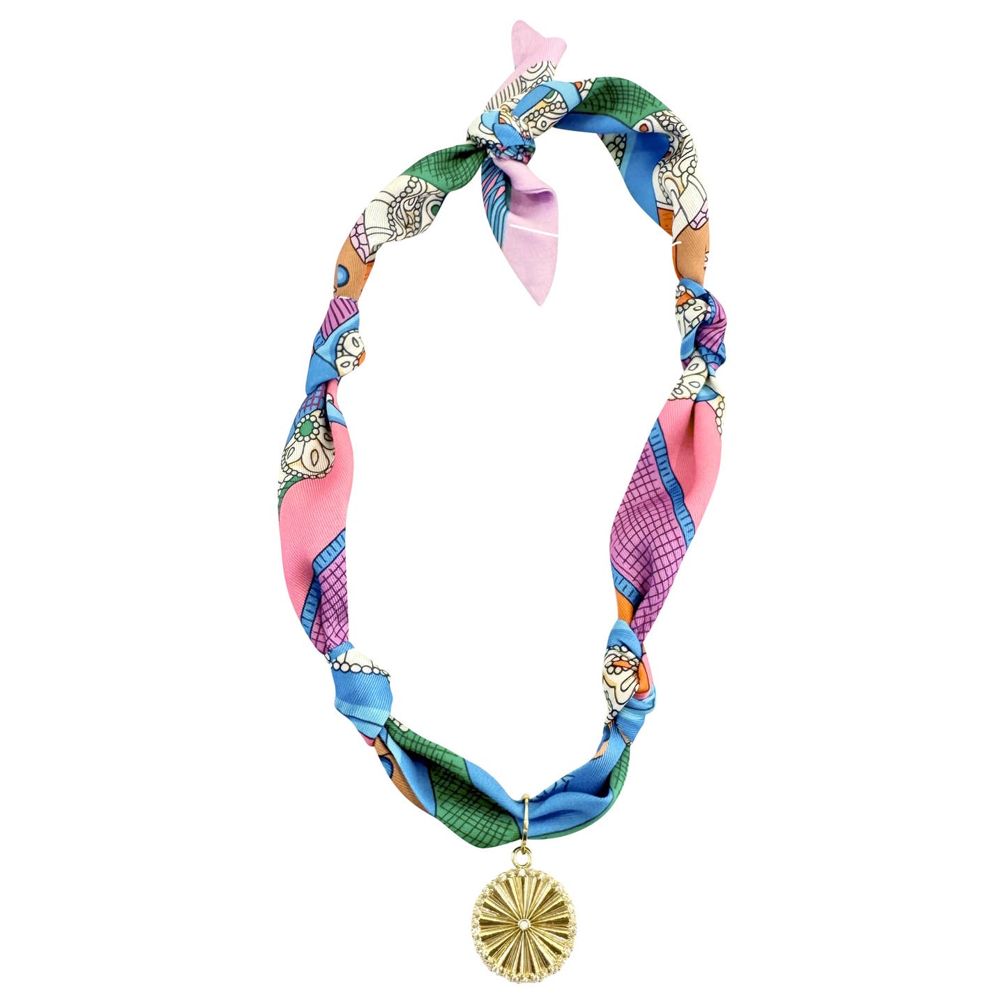 Cabo Scarf Necklace (Ships 2 Weeks)