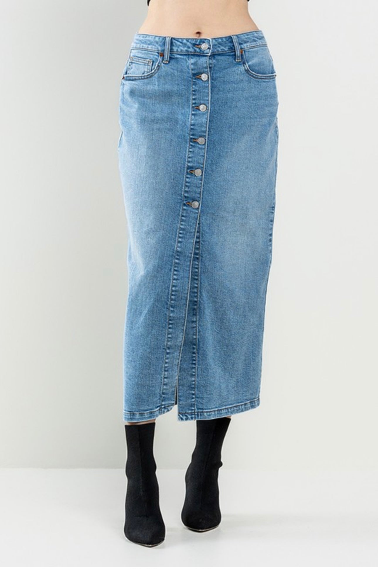 Karen Denim Skirt