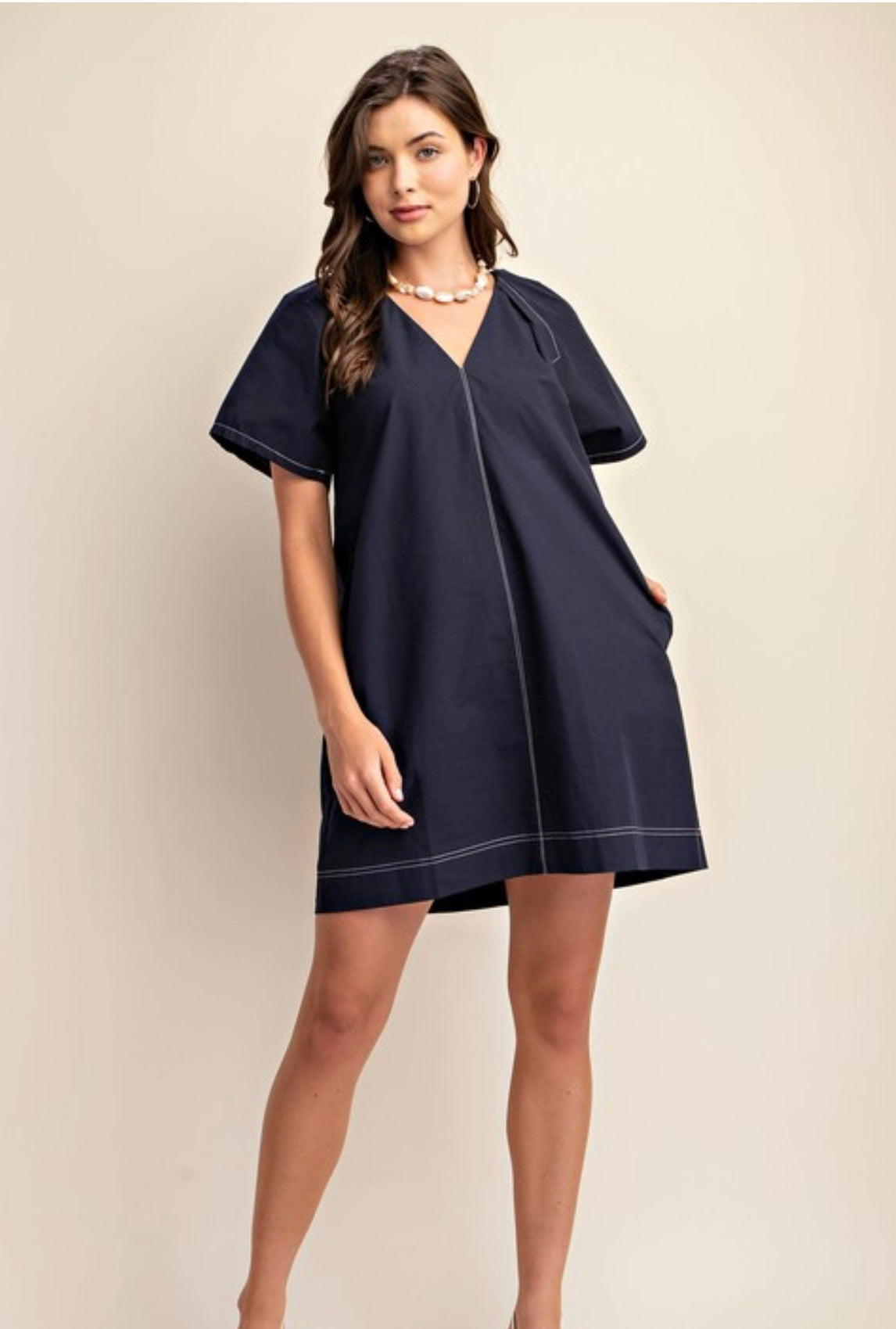 Luisa Dress in Navy