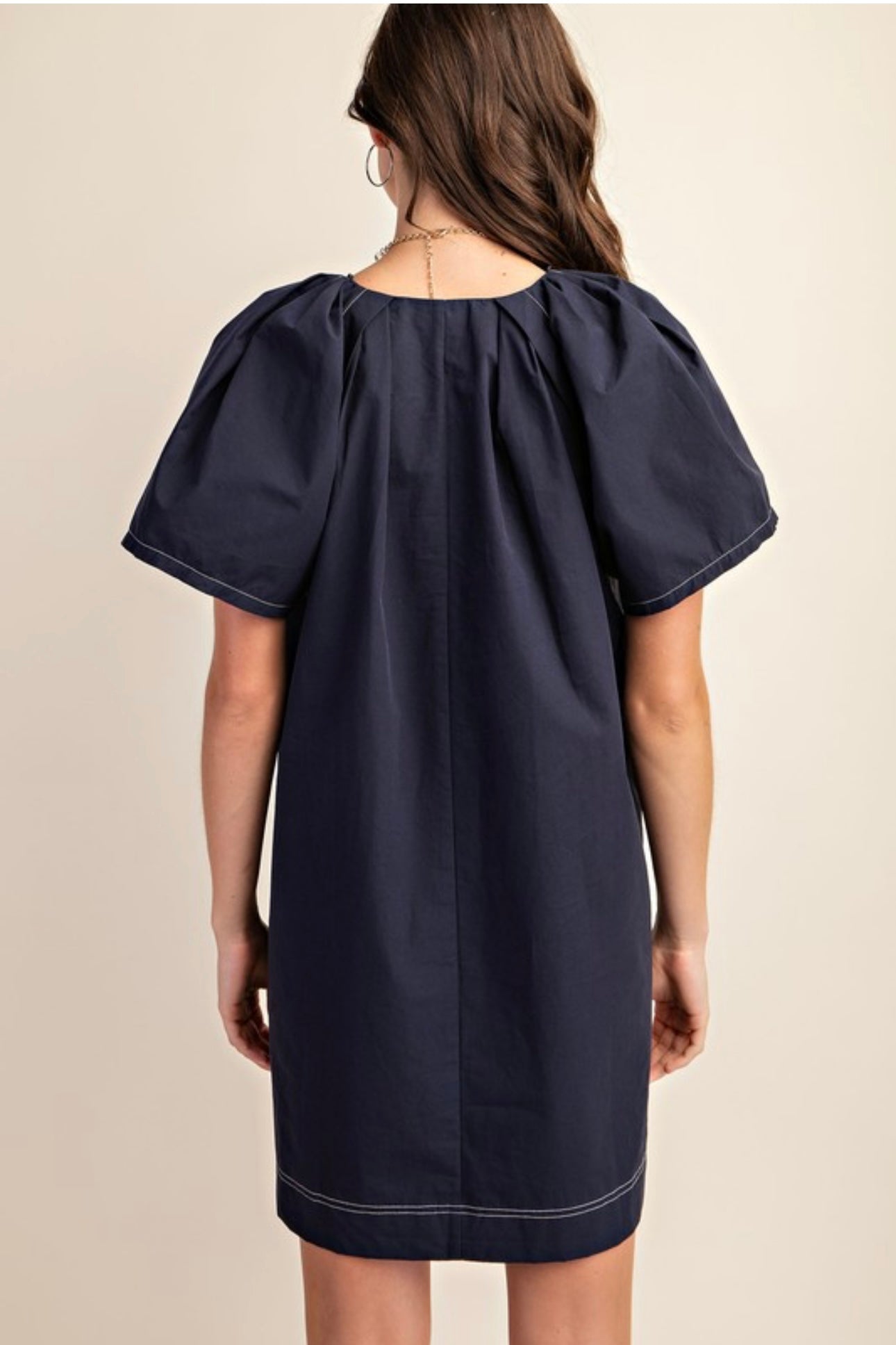 Luisa Dress in Navy