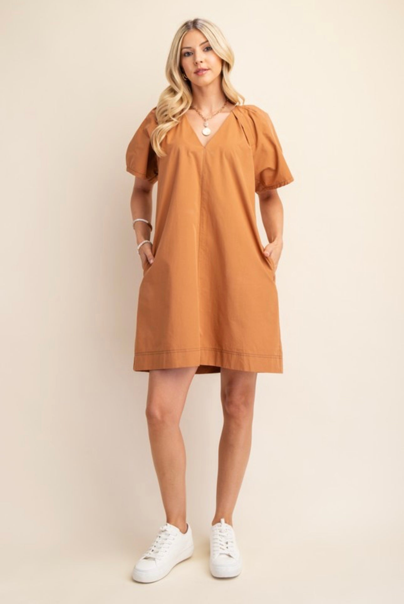 Luisa Dress in Camel