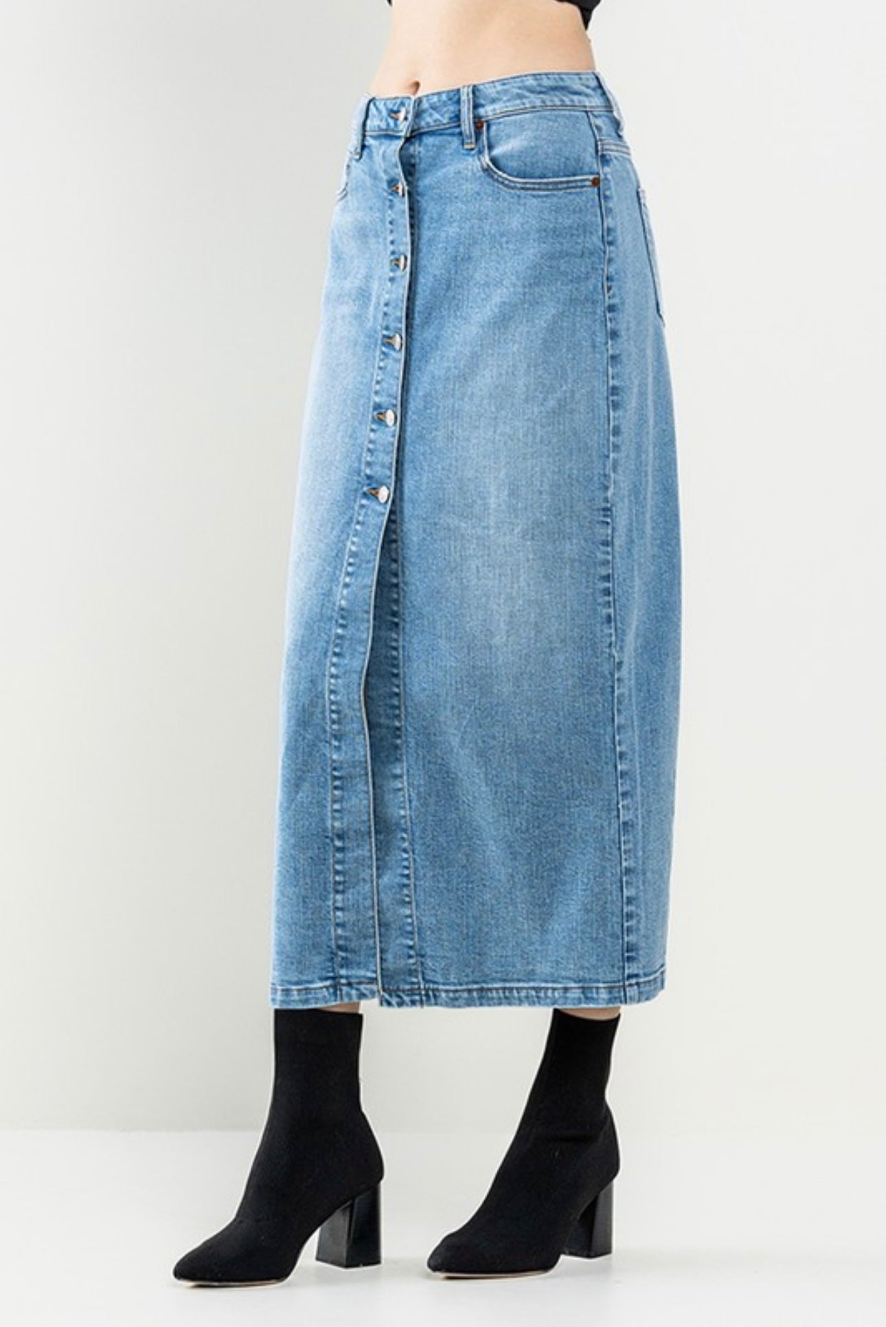 Karen Denim Skirt