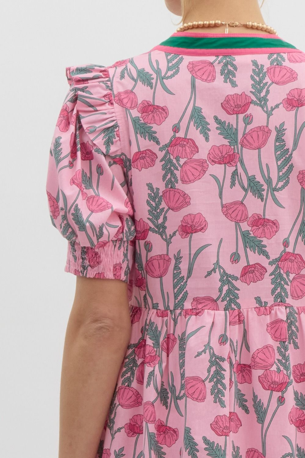 Freda Floral Midi Dress (Ships in 1 Week)