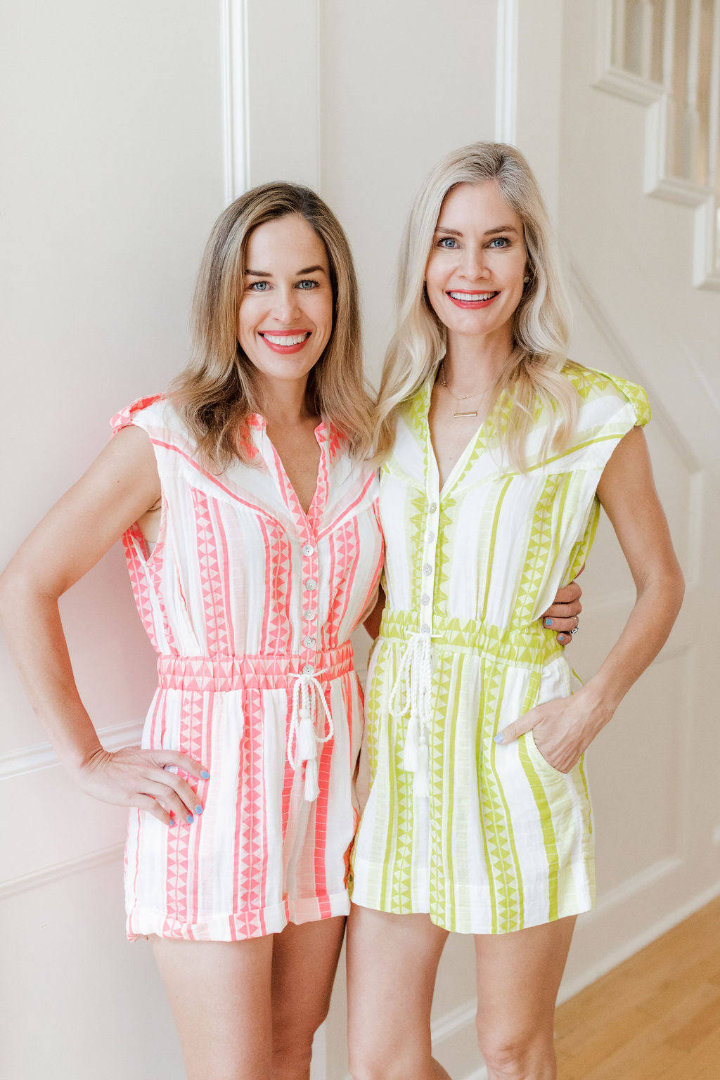 Fitzgerald Romper in Lime