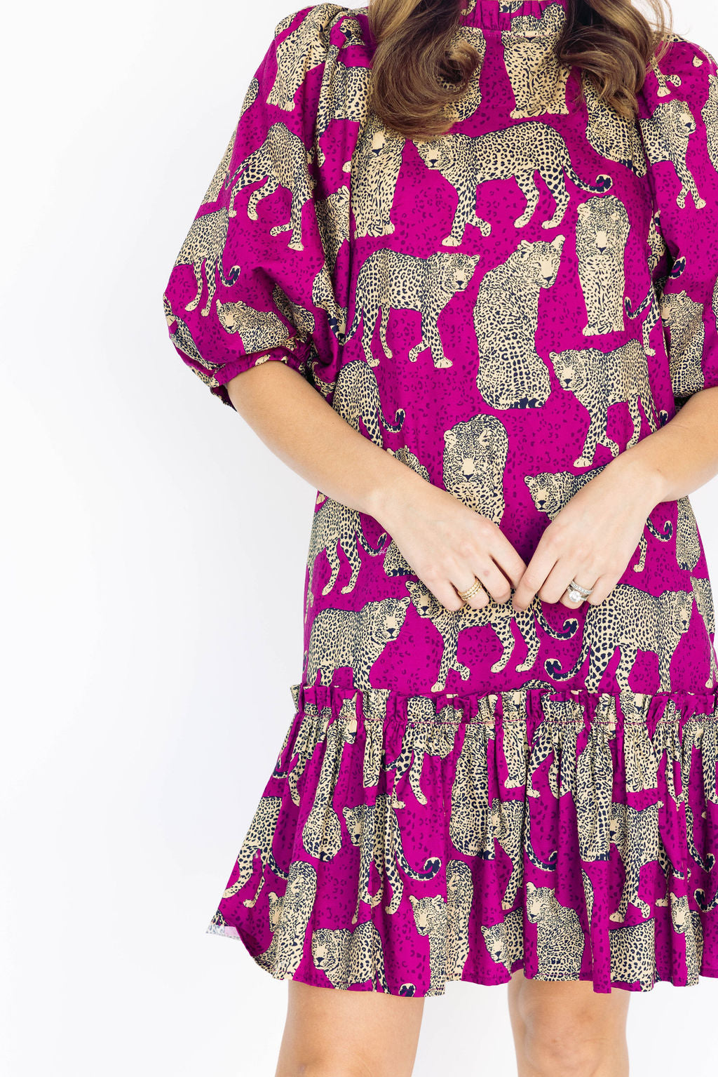 Clayton Dress in Cheetah