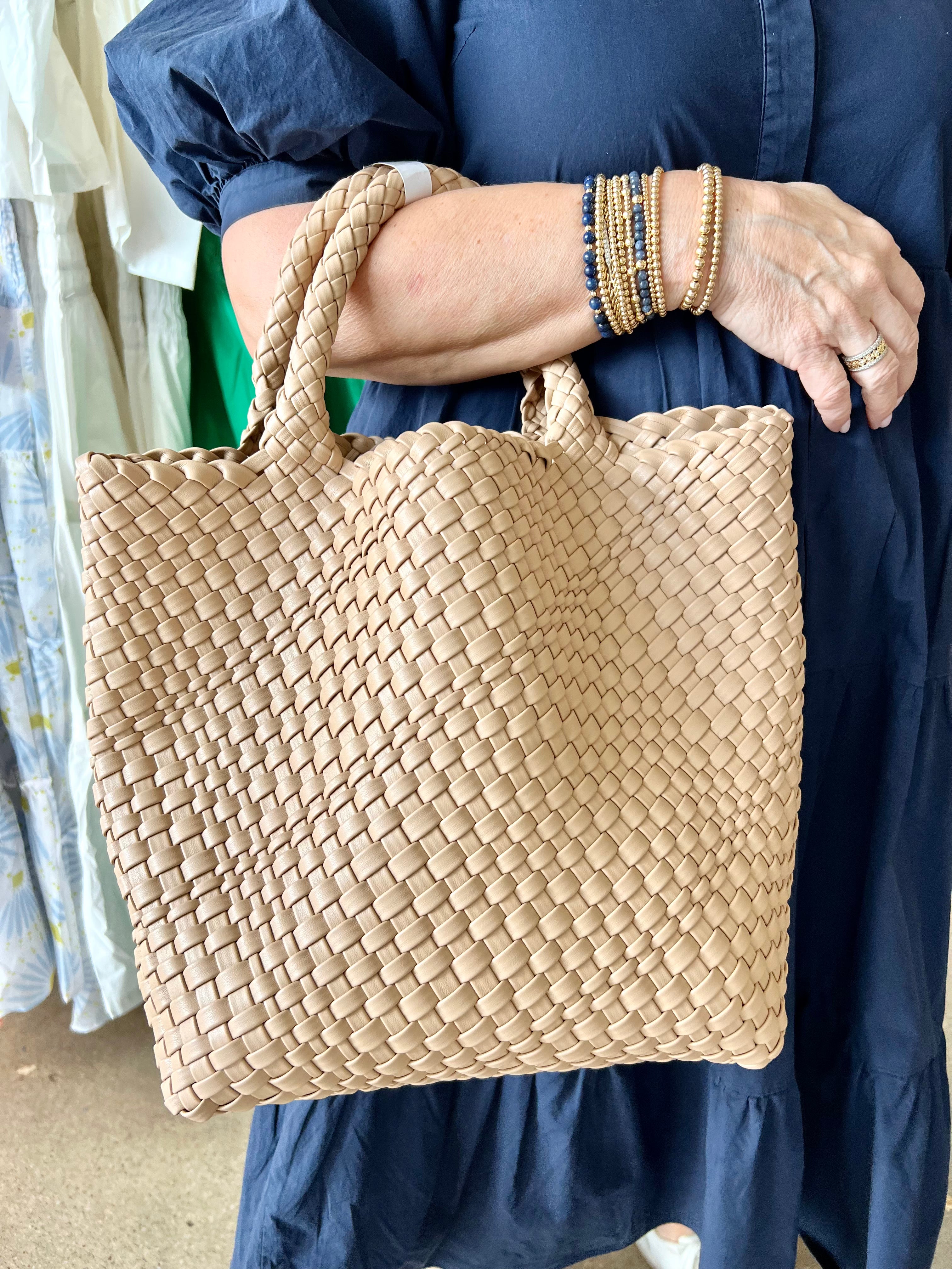 Large Woven Tote — Liz and Honey